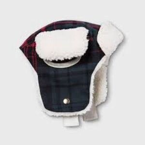 Hearth and Hand Magnolia Pet Trapper Plaid Hat NWT M/L